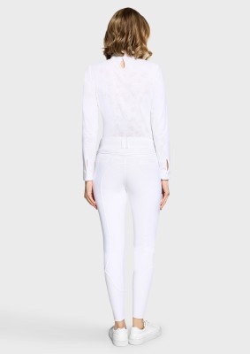 Samshield Damen Reithose Vollgrip Highwaist Clara Premium weiß