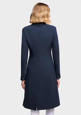 Samshield Damen Frack Crystal Rain – Damen Dressurfrack mit Swarovski® Kristallen Navy