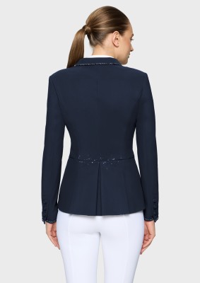 Samshield Damen Turnierjacket Victorine Crystal Fabric Navy 38 (FR 40)