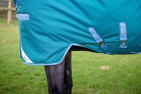 Horseware Amigo Bravo 12 Plus Turnout Heavy Storm Green 400g