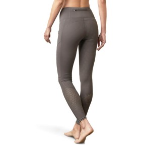 Ariat Reitleggings Vollgrip plum grey Gr. L