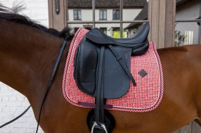 Kentucky Schabracke Velvet Print Dressur Violett