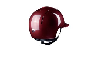 KEP Reithelm Smart Polo Polish m Inlay bordeaux