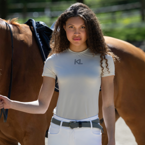 Kingsland KLLizette Funktionsshirt Damen Hellbeige