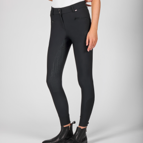 Kingsland KLKerry Damen Reithose Vollgrip Schwarz