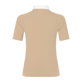 Kentucky Damen Turniershirt Kurzarm Classic Glitter Beige