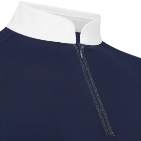 Kentucky Damen Turniershirt Langarm Classic Glitter Navy