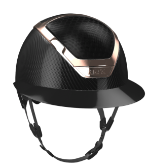 Kask Reithelm Star Lady Carbon Shine Schwarz Frame Everyrose